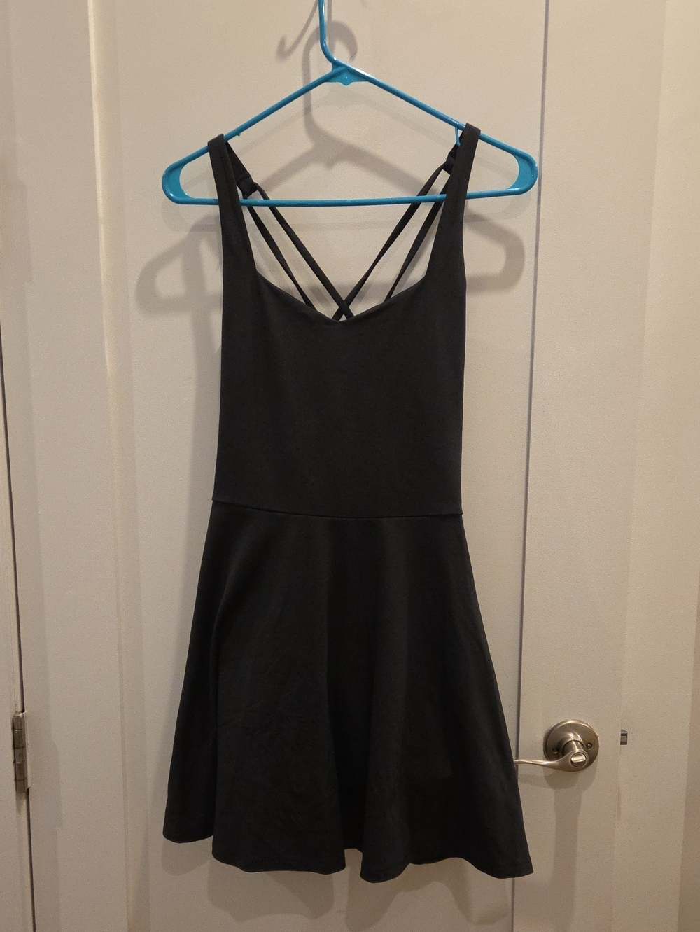 Girlfriend Collective Black Riley Workout Dress